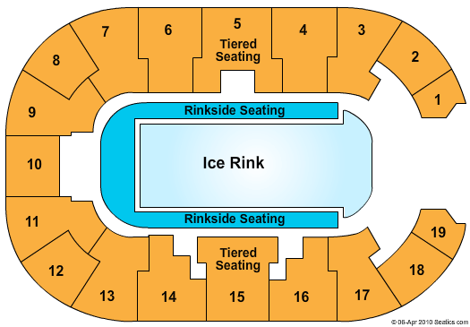 Motorpoint Arena - Nottingham Dancing on Ice Seating Chart